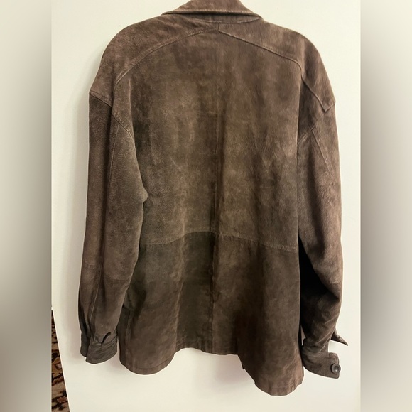Pellecuir Suede Jacket Brown Large - Picture 2 of 9